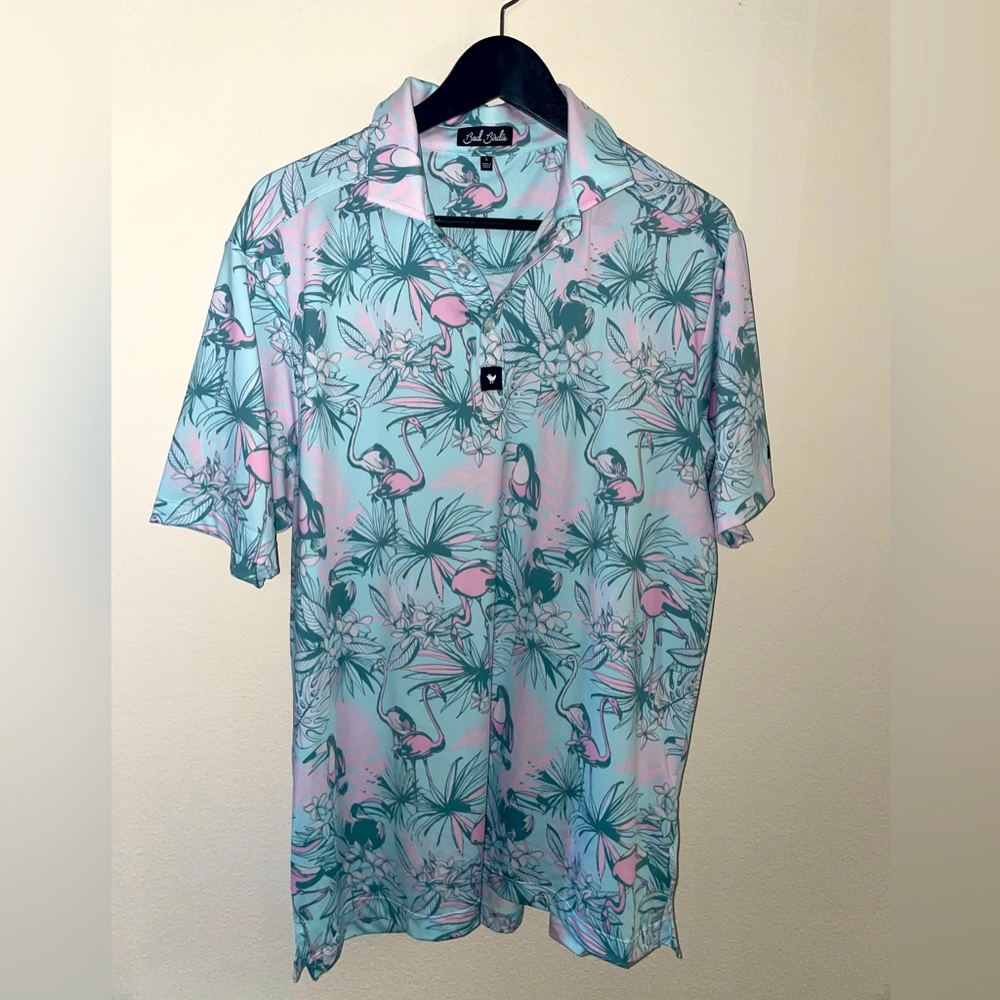 Bad Birdie mens polo